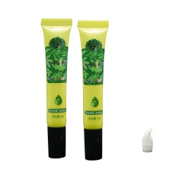Round plastic tube for lip balm
