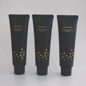 Black Lotion Plastic Soft Tubes
