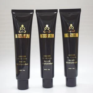 Black Plastic Cosmetic Tubes