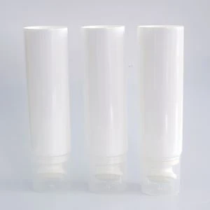 White Blank Plastic Cosmetic Tubes