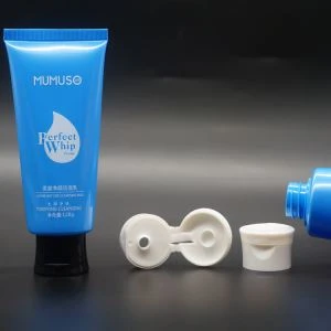 Round Plastic Cosmetic Packaging Tube