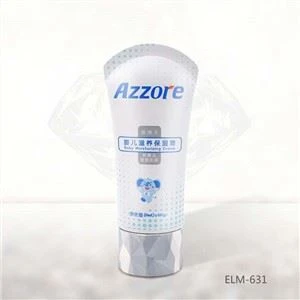 Cosmetic Plastic Tube With Metal Cap