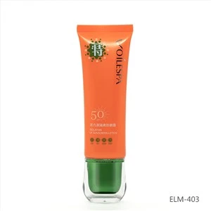 Cosmetic Plastic Tube With Sunscreen