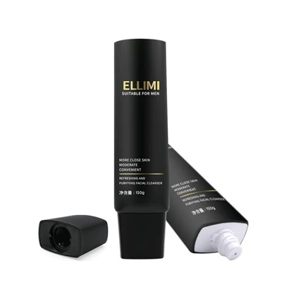 Black Cosmetic Plastic Tube