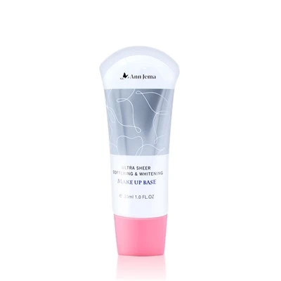 Cream Flat Oval Tube