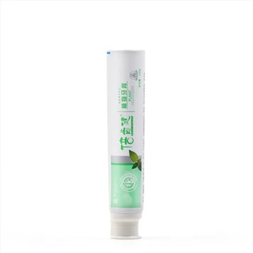 Empty Toothpaste Tube With Flip Cap