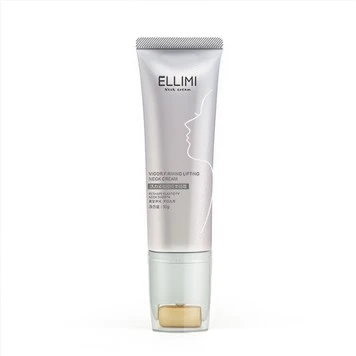 Sponge Massage Head Aluminum Cosmetic Tube