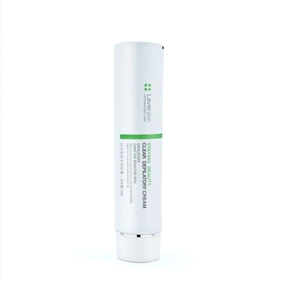 35mm Flat-Top Smooth Cap Tube For Facial Cleanser