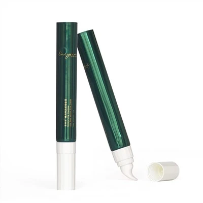 19mm Ceramic Head Striped Lipstick Upper And Lower Cap Cosmetic Tube