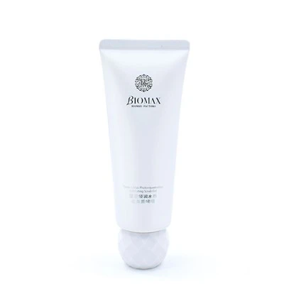30mm Acrylic Sphere Cap Soft Cosmetic Tubes For Facial Cleanser