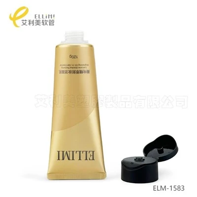 40 Frosted/Glossy Curved Flip-Top Tube For Facial Cleanser