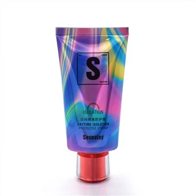40mm Acrylic Trapezoidal Cap Tube With 5.0mm Nozzle For Protective Cream Or Tone-Up Cream